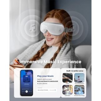 BOB AND BRAD Eye Massager with Heat and Cooling, EyeOasis 3 Eye Mask for Migraine FSA Eligible/HSA Eligible, Heated Face Massager for Dry Eye Strain Relief Improve Sleep,...