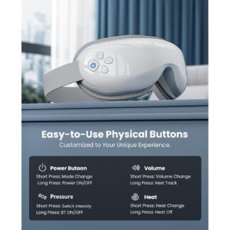 BOB AND BRAD Eye Massager with Heat and Cooling, EyeOasis 3 Eye Mask for Migraine FSA Eligible/HSA Eligible, Heated Face Massager for Dry Eye Strain Relief Improve Sleep,...