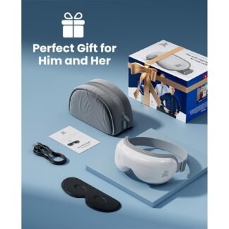 BOB AND BRAD Eye Massager with Heat and Cooling, EyeOasis 3 Eye Mask for Migraine FSA Eligible/HSA Eligible, Heated Face Massager for Dry Eye Strain Relief Improve Sleep,...