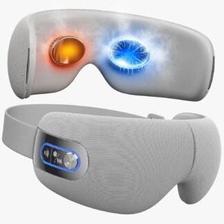 BOB AND BRAD EYEFLOW Eye Massager with Heat & Cooling, FSA Eligible and HSA - Semiconductor Cold Compress Eye Mask for Migraines, Dry Eyes & Dark Circles, Heated Temple Massager...