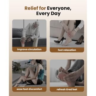 BOB AND BRAD Foot Massager with Heat and Remote,FSA Eligible HSA Eligible, Shiatsu Deep Kneading Electric Feet Massager Machine for Plantar Fasciitis, Men Size 12