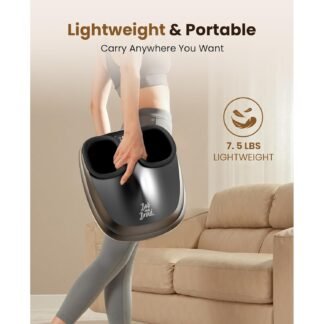 BOB AND BRAD Foot Massager with Heat and Remote,FSA Eligible HSA Eligible, Shiatsu Deep Kneading Electric Feet Massager Machine for Plantar Fasciitis, Men Size 12