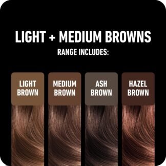 BOLDIFY Hairline Powder Color Sample Kit - Root Touch Up Hair Color for Gray Coverage - Bald Spot Concealing Hair Powder for Women & Men - 24-Hour Stain-Proof - Light + Medium...
