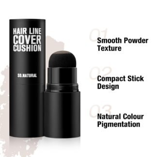 Boobeen Hairline Shadow Stick, Hair Root Concealer & Touch Up Powder With Sponge, Instant Cover Up For Thinning Grey Hair