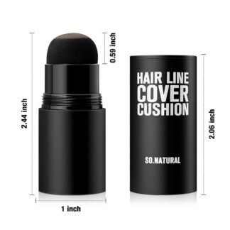 Boobeen Hairline Shadow Stick, Hair Root Concealer & Touch Up Powder With Sponge, Instant Cover Up For Thinning Grey Hair