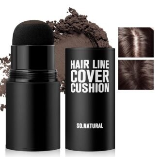 Boobeen Hairline Shadow Stick, Hair Root Concealer & Touch Up Powder With Sponge, Instant Cover Up For Thinning Grey Hair