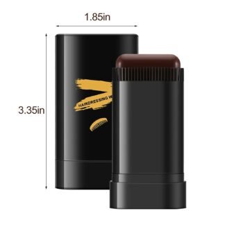 Boobeen Root Touch Up Hair Color Stick，Blendable Hairline Powder for Gray Coverage，Long Lasting Root Cover Up & Thinning Edges,Natural Finish for Women & Men