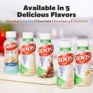 BOOST High Protein Balanced Nutritional Drink, Very Vanilla, 8 FL OZ (Pack of 6)