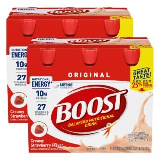BOOST High Protein Balanced Nutritional Drink, Very Vanilla, 8 FL OZ (Pack of 6)