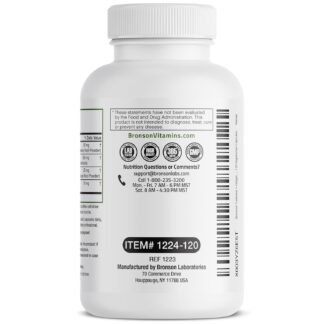 Bronson Turmeric + Ginger Extra Strength Joint Health & Digestion Support with BioPerine, Non-GMO, 120 Vegetarian Capsules