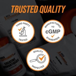 BulkSupplements.com Creatine Monohydrate Powder - Micronized Creatine Powder, Unflavored - Pure & Gluten Free, 5g per Serving, 500g (1.1 lbs) (Pack of 1)