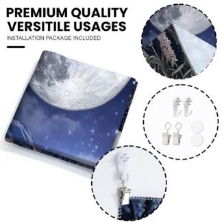 BVBOX Mystical Tarot & Celestial Tapestry - Moon, Star, Serpent & Butterfly Wall Hanging for Bohemian Room Decor, Dorm Living Room Aesthetic 59L x 51W