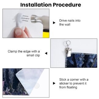 BVBOX Mystical Tarot & Celestial Tapestry - Moon, Star, Serpent & Butterfly Wall Hanging for Bohemian Room Decor, Dorm Living Room Aesthetic 59L x 51W