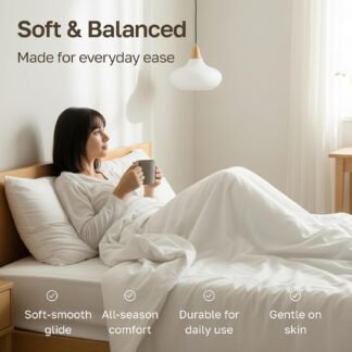 California Design Den Natural 100% Cotton Sheets Queen Size Bed Set - Soft 400 Thread Count Sateen, Queen Sheets, Deep Pockets with All Around Elastic for a Snug Fit, Durable...