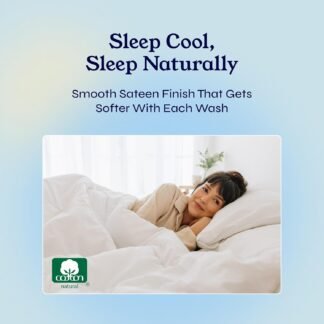 California Design Den Striped Queen Sheet Set - Soft 400 Thread Count Sateen, Natural 100% Cotton Sheets with Deep Pockets, and Durable Bedding Set - Striped White