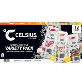 Celsiuss Live_Fit Sparkling Vibe Variety Pack 12 fl. oz., 18 pk