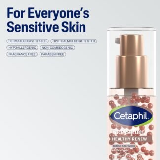 Cetaphil Healthy Renew Anti Aging Face Serum 1 Oz, Retinol Alternative Serum for Face with Niacinamide & Peptides, Skincare for Sensitive Skin with Vitamin B Complex, Fragrance...