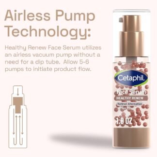 Cetaphil Healthy Renew Anti Aging Face Serum 1 Oz, Retinol Alternative Serum for Face with Niacinamide & Peptides, Skincare for Sensitive Skin with Vitamin B Complex, Fragrance...
