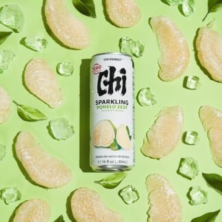 CHI FOREST Sparkling Water Beverage, 4 Flavors Variety Pack, Zero Sugar, 11.16 fl oz Cans (Pack of 24)
