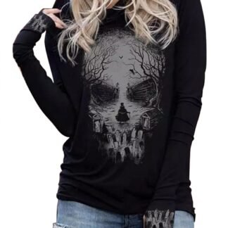 CHUNTIANRAN Hoodies Shirts for Women Early Fall Long Sleeve Tops Vintage Graphic Outfits Tops Fashion Pullover Tees 2025 - lunas-mystic-emporium.com CHUNTIANRAN Hoodies Shirts for Women Early Fall Long Sleeve Tops Vintage Graphic Outfits Tops Fashion Pullover Tees 2025
