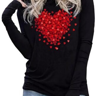 CHUNTIANRAN Hoodies Shirts for Women Early Fall Long Sleeve Tops Vintage Graphic Outfits Tops Fashion Pullover Tees 2025