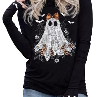 CHUNTIANRAN Hoodies Shirts for Women Early Fall Long Sleeve Tops Vintage Graphic Outfits Tops Fashion Pullover Tees 2025