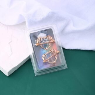 COCHARM 14G Heart Nipple Rings for Women Surgical Steel CZ Nipple Piercings Nipple Barbells Nipple Bars Gold Silver Rose Gold