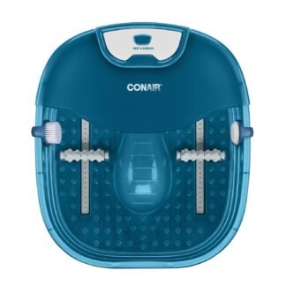 Conair Pedicure Foot Spa Bath with Heat reaching 104 Degrees Massaging Foot Rollers Soothing Bubbles Pumice Stone and Nail Brush Included - lunas-mystic-emporium.com Conair Pedicure Foot Spa Bath with Heat reaching 104 Degrees, Massaging Foot Rollers, Soothing Bubbles, Pumice Stone and Nail Brush Included