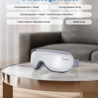 Cotsoco Eye Massager with Remote, Sleep Mask with Heat, Headache Massager Scalp for Migraine and Compression, Christmas Birthday Gifts for Women Men, Relaxing Eyes and Better...