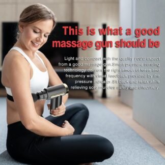 cotsoco Massage Gun Deep Tissue for Pain Relief with 4 Massage Heads & 6 Speeds, Electric Mini Handheld Body Massager for Any Pain Relief, Best Gifts for Dad and Mom