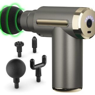 cotsoco Massage Gun Deep Tissue for Pain Relief with 4 Massage Heads & 6 Speeds, Electric Mini Handheld Body Massager for Any Pain Relief, Best Gifts for Dad and Mom