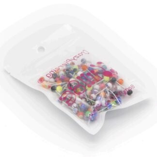 CrazyPiercing 110Pcs Wholesale 14g Tongue Ring Barbells Stainless Steel Bar Tongue Rings Assorted Colors for Women Man - lunas-mystic-emporium.com CrazyPiercing 110Pcs Wholesale 14g Tongue Ring Barbells Stainless Steel Bar Tongue Rings Assorted Colors for Women Man