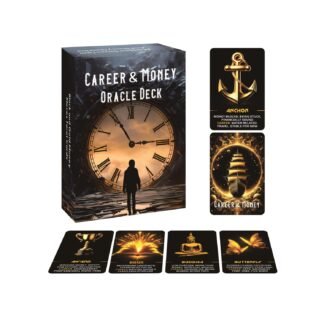 Crystal Wisdom Plant Oracle Cards, Oracle Cards for Beginners, 44 Oracle Card Deck, and Witchcraft Divination Card are Designed to Inspire and Guide (3.42“ × 4.72")