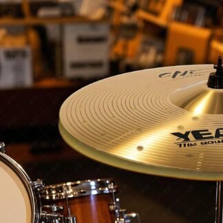 Cymbal Pack,Drum Cymbals Set 14"/14"/16"/18"/20" 5 Pieces Cymbals with Cymbal Bag for Drum Set (5 pcs Golden-Cymbal Pack)