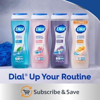 Dial Body Wash, Pamper & Indulge Marula Oil, 32 Fl Oz, Hydraclean Complex & Vitamin E, Gentle, Leaves Skin Feeling Nourished, Dermatologist-Tested, No Parabens & Sulfates