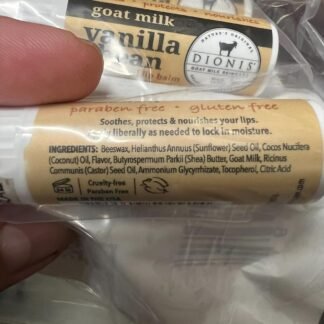 Dionis Goat Milk Skincare Vanilla Bean Holiday Lip Balm Gift Set - Beeswax, Shea Butter & Coconut Oil Lip Care Products Made in The USA - Cruelty Free Lip Moisturizer for...