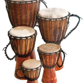 Djembe Beginner Plain,12" tall, 6.5-7" head