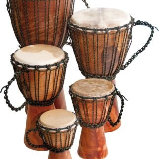 Djembe Beginner Plain,12" tall, 6.5-7" head