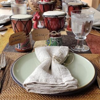 Djembe Drum Carved Bongo African inspired music also a unique gifting idea. Carver Abstract Elephant Giraffe Turtle. (8 Inch, Elephant)