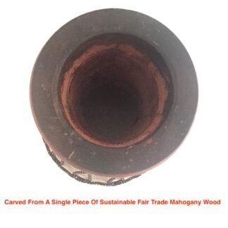 Djembe Drum Solid Wood Deep Carved Bongo Congo African Drum - 12" HIGH MED SIZE - Professional Quality - NOT MADE IN CHINA - JIVE BRAND (Elephant)