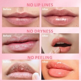 DMSKY 4PCS Bee Lip Balm Lip Mask Honey Pot, Honey & Strawberry & Peach & Apple Propolis Lip Mask Overnight Moisturizing Honey Balm with Stick for Dry Cracked Lips