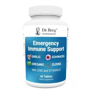 Dr. Berg Emergency Immune Support w/Echinacea - Potent Blend of Herbal Extracts (Warning: Strong Herbal Smells) - Immune Support Supplement Includes 2,000 IUs of Vitamin D &...