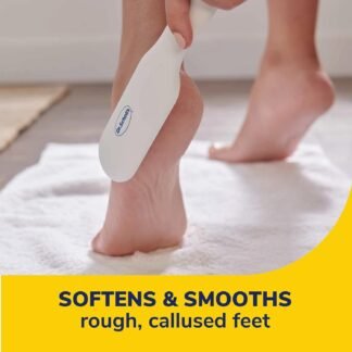 Dr. Scholl's Hard Skin Remover Nano Glass Foot File - Foot Callus Remover, Durable Foot Scrubber, Dead Skin Remover, Hygienic Pedicure Tool, Long Lasting Foot Buffer, Soft...