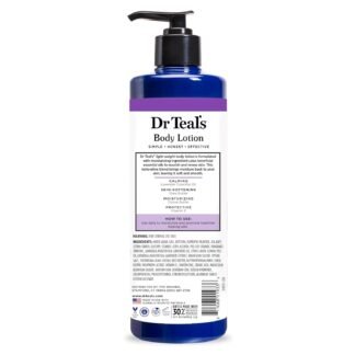 Dr Teal's 24 Hour Moisture+ Body Lotion, Lavender Essential Oil, 18 fl oz (Pack of 3)