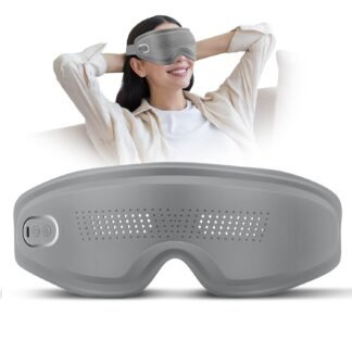 DREAMSOME Eye Massager, Heated Eye Mask with Acupressure and Vision Window, Eye Massager for Strain Relief Improves Sleep, Bluetooth Music Eye Care Device, Ideal Gift for Mom...