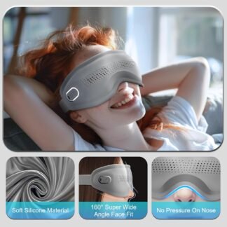DREAMSOME Eye Massager Heated Eye Mask with Acupressure and Vision Window Eye Massager for Strain Relief Improves Sleep Bluetooth Music Eye Care Device Ideal Gift for Mom - lunas-mystic-emporium.com DREAMSOME Eye Massager, Heated Eye Mask with Acupressure and Vision Window, Eye Massager for Strain Relief Improves Sleep, Bluetooth Music Eye Care Device, Ideal Gift for Mom...