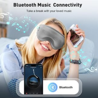 DREAMSOME Eye Massager Heated Eye Mask with Acupressure and Vision Window Eye Massager for Strain Relief Improves Sleep Bluetooth Music Eye Care Device Ideal Gift for Mom - lunas-mystic-emporium.com DREAMSOME Eye Massager, Heated Eye Mask with Acupressure and Vision Window, Eye Massager for Strain Relief Improves Sleep, Bluetooth Music Eye Care Device, Ideal Gift for Mom...