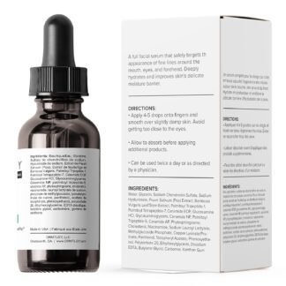 DRMTLGY Needle-less Serum - Anti-Aging Serum for Fine Lines & Wrinkles - Niacinamide with Potent Blend of Hyaluronic Acid, Peptides & Ceramides, 1 fl oz
