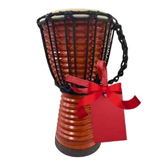 Drum Djembe is a Rope goat skin Covered Goblet African Drum Played by Hands West Africa style jembe for drums circle and more (6x12)