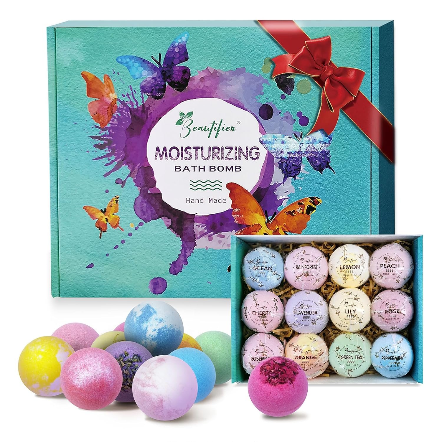 Dry Skin Moisturizer Bath Bombs Gift Set 12 with Relaxing Scents Made from Essential Oils for Bubble and Spa Bath Handmade Christmas Gifts for HerHim Wife Girlfriend - lunas-mystic-emporium.com Dry Skin Moisturizer Bath Bombs Gift Set 12, with Relaxing Scents Made from Essential Oils for Bubble and Spa Bath, Handmade Christmas Gifts for Her/Him, Wife, Girlfriend